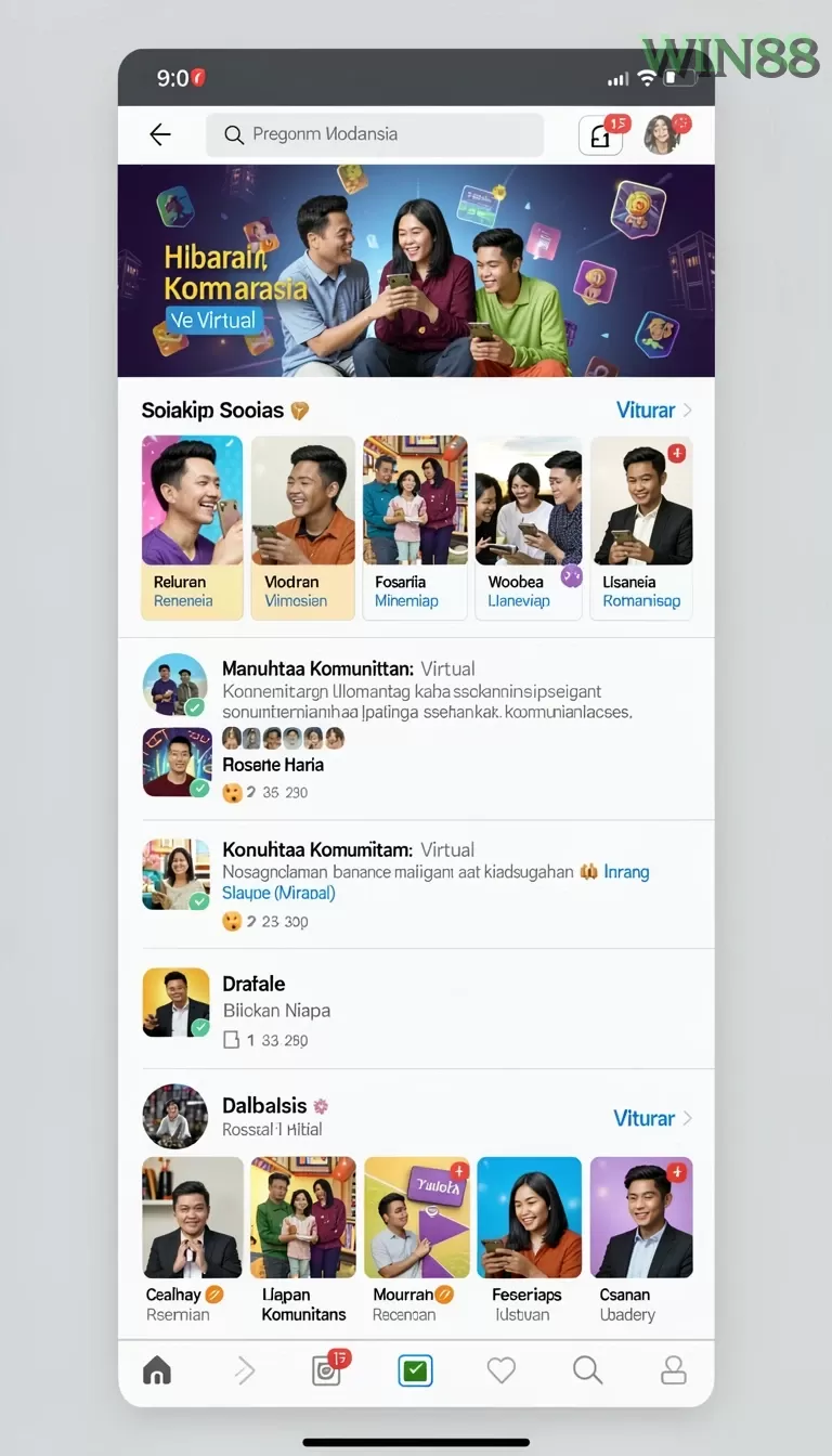 Cuplikan layar GG288 — halaman utama