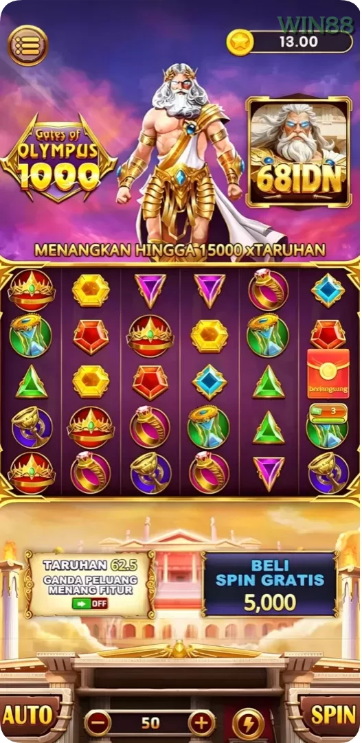 Cuplikan layar VGOWIN — halaman utama