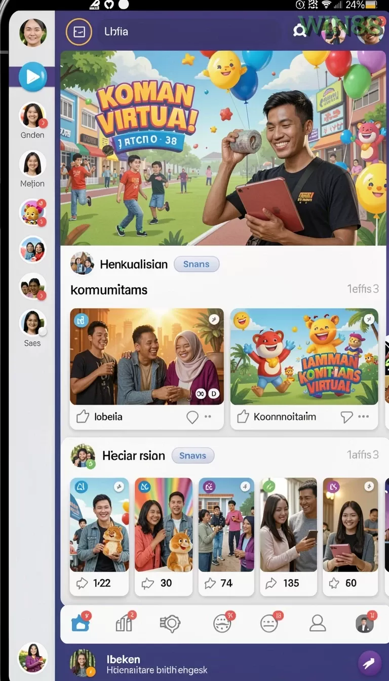 Cuplikan layar VGOWIN — aktivitas
